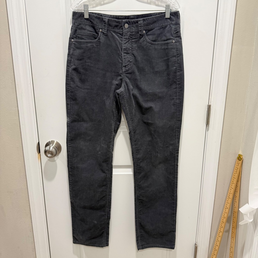 Toad&Co Mens Corduroy Pants Gray 32x32